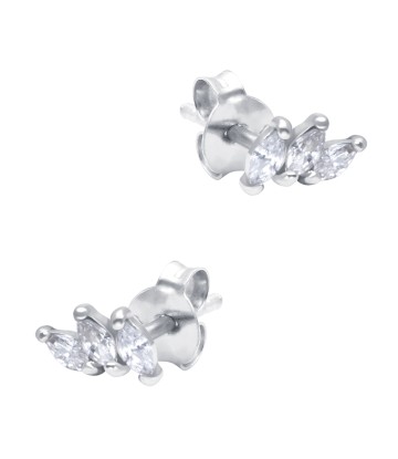 Gorgeous CZ Stone Silver Stud Earring STS-6305